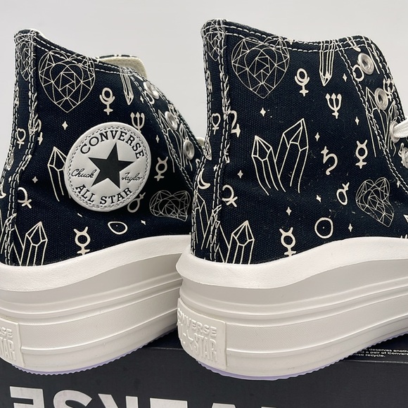 Converse WMNS CTAS MOVE HI
BLACK/NATURAL IVORY A03725C Platforms Sneakers - Picture 14 of 16